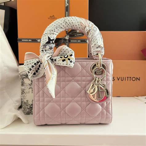 lady dior handbags twilly.